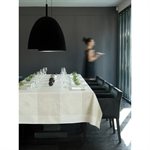 Nappe Darjeeling ivoire 1,75 m enduite Le Jacquard Français